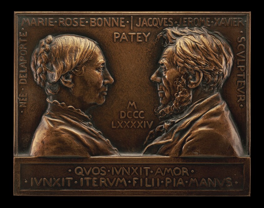 Portrait of the Artist's Parents, Marie-Rose-Bonne Delaporte Patey and Jacques-Jérôme-Xavier Patey