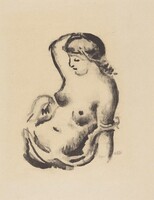 Half-Length Seated Female (Femme assise vue ami-corps), Aristide Maillol, 1927