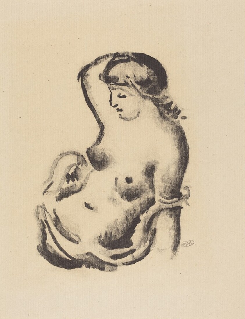 Half-Length Seated Female (Femme assise vue ami-corps)