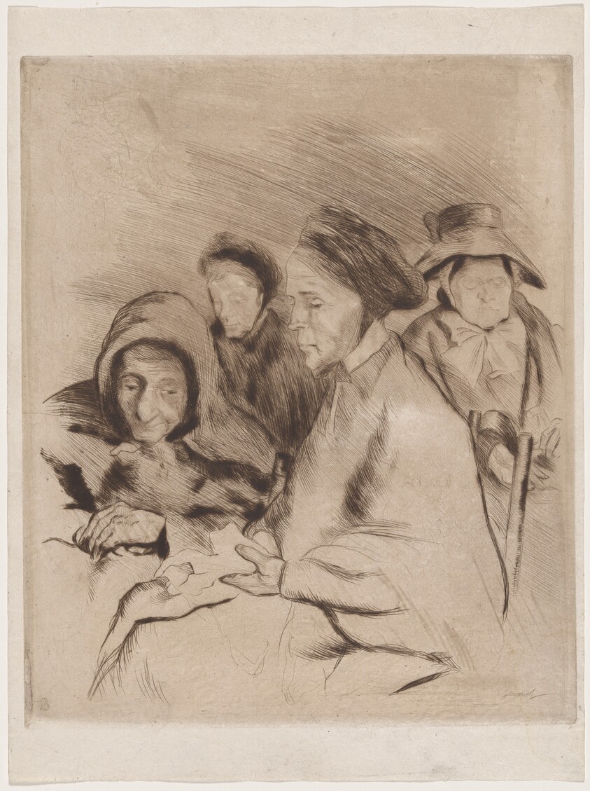 Portrait de vielles femmes