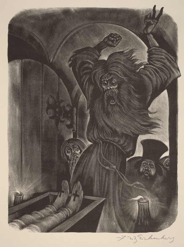 "Satan, Go Hence!"  (Book VII: Alyosha, facing p.256)