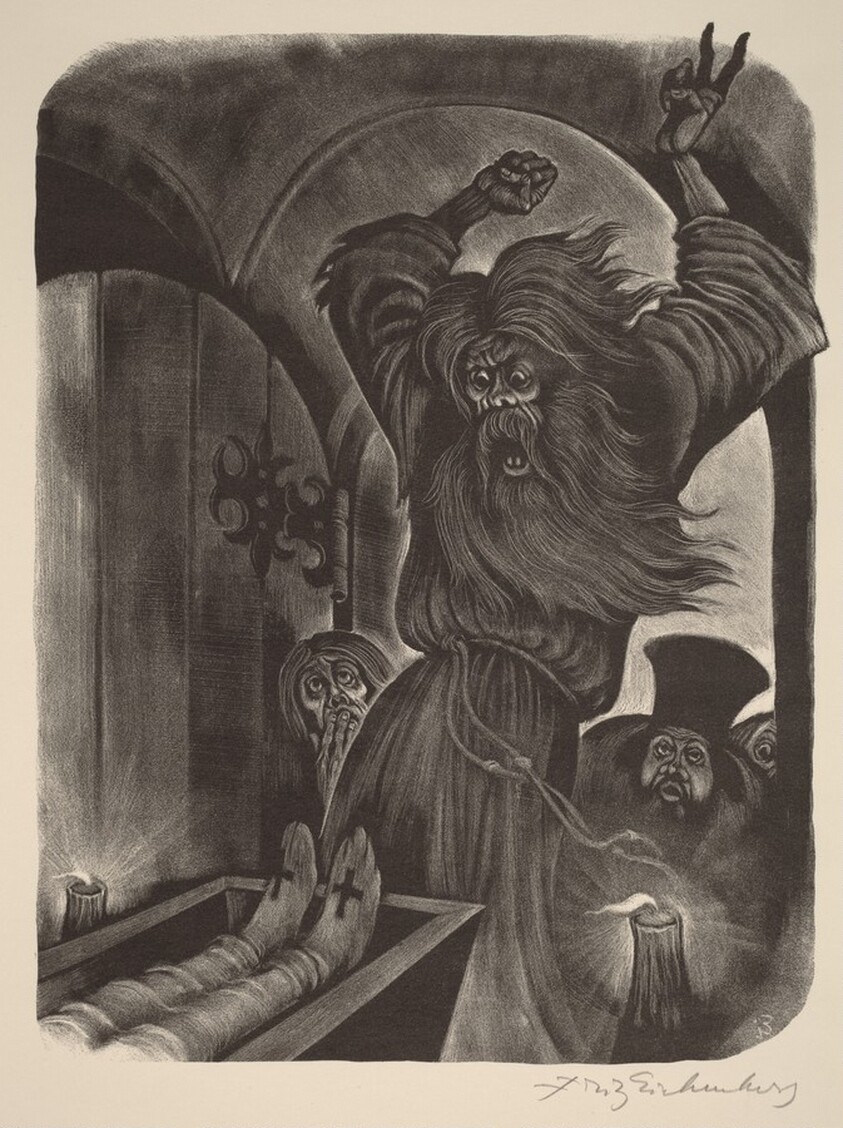 "Satan, Go Hence!"  (Book VII: Alyosha, facing p.256)