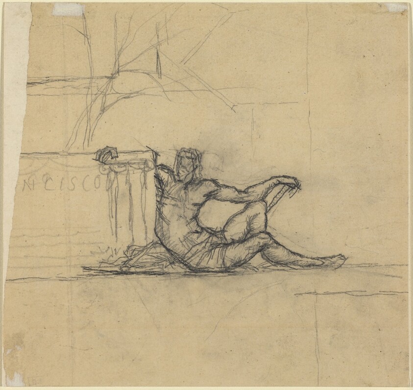 Seated Male Figure for "San Francisco"
