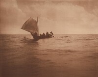 Indian Whalers Homeward Bound from the Pacific, Asahel Curtis, 1910