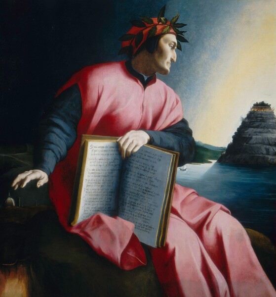 Allegorical portrait of Dante