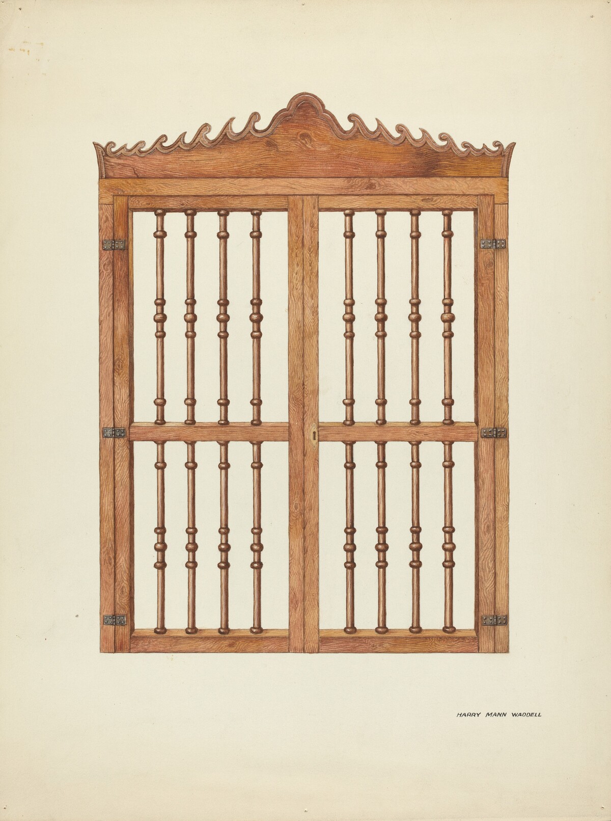 Grille Doors of Wood