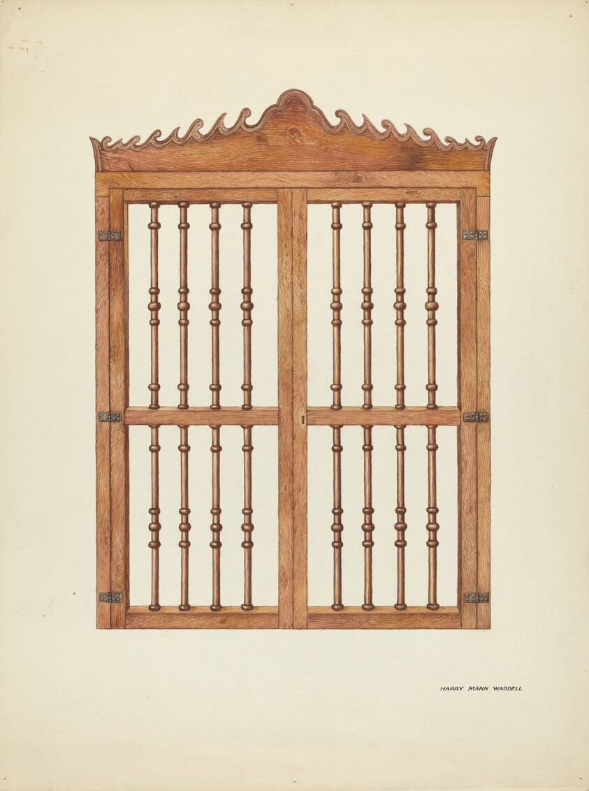 Grille Doors of Wood