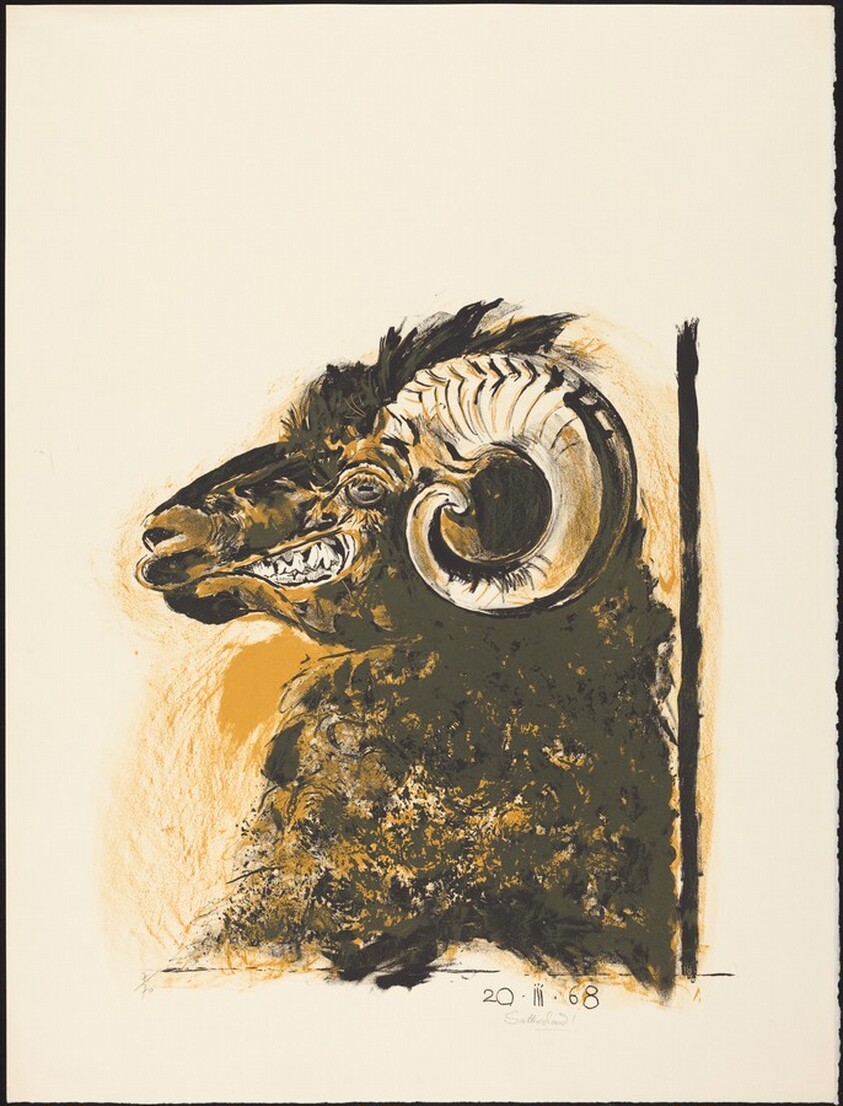 Ram's Head (facing left)