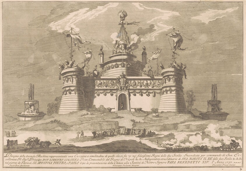 The Seconda Macchina for the Chinea of 1757: The Fortress of Cockaigne