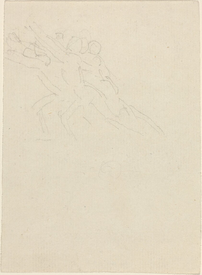 Running Figures with Arms Raised