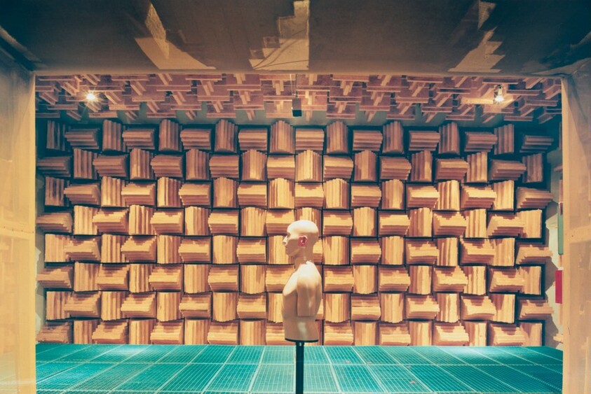 Anechoic chamber, France Telecom Laboratories, Lannion, France