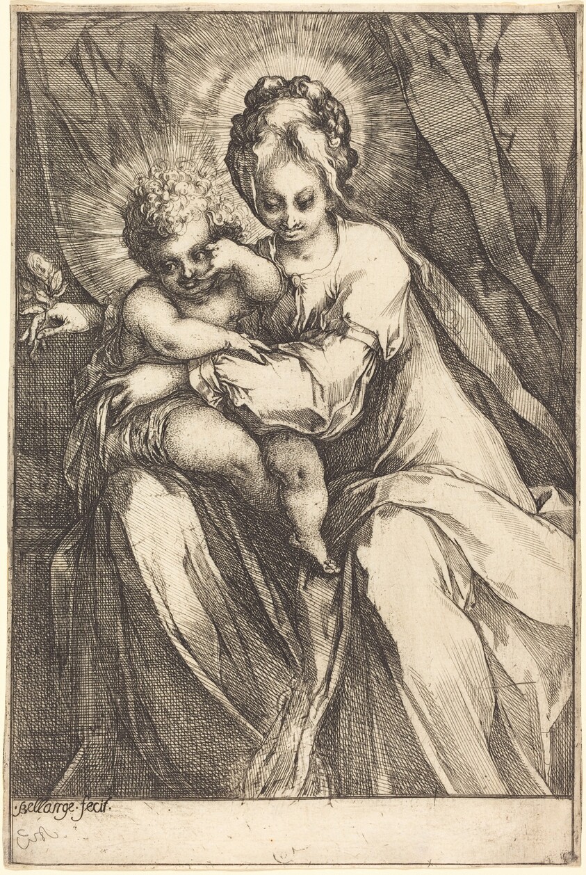 The Virgin and Child with a Rose