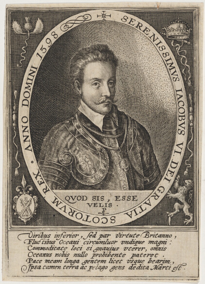 James I, as King of Scotland