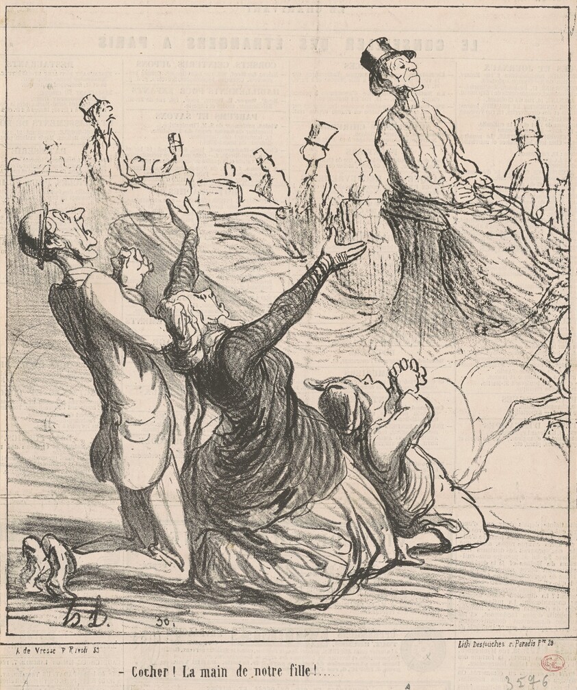 Cocher! La main de notre fille!