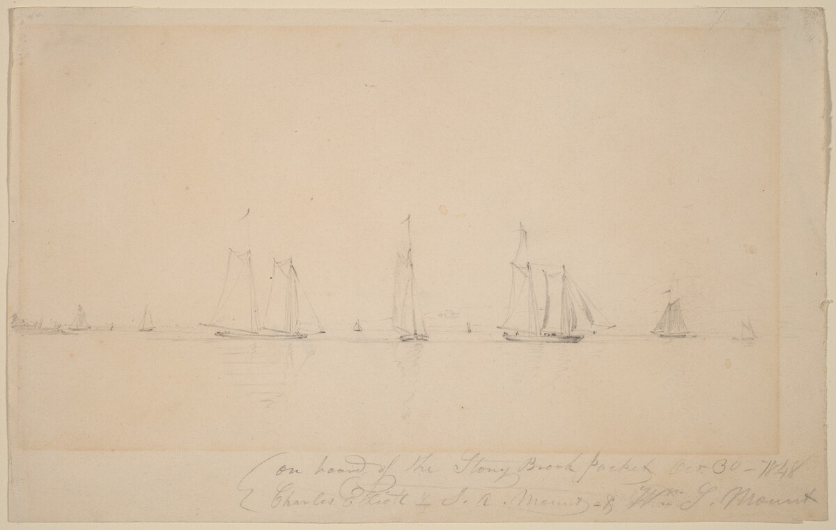 On Board of the Stony Brook Packet