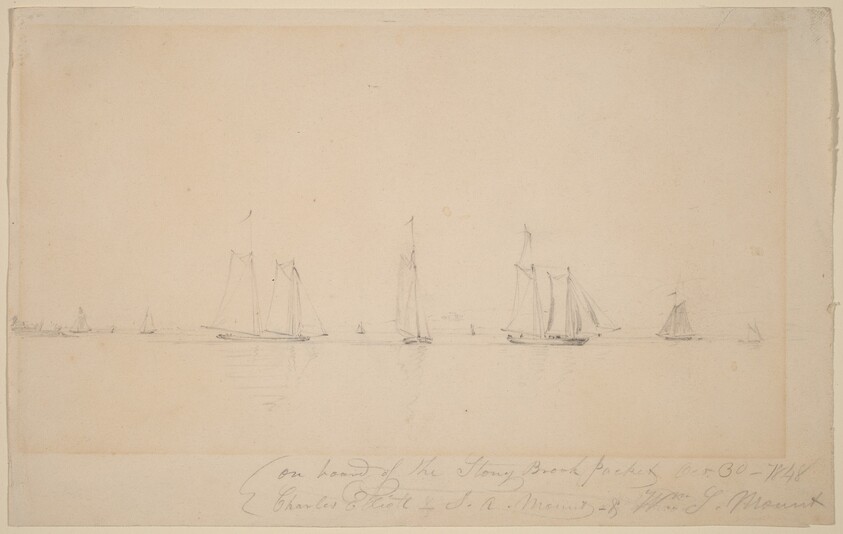 On Board of the Stony Brook Packet