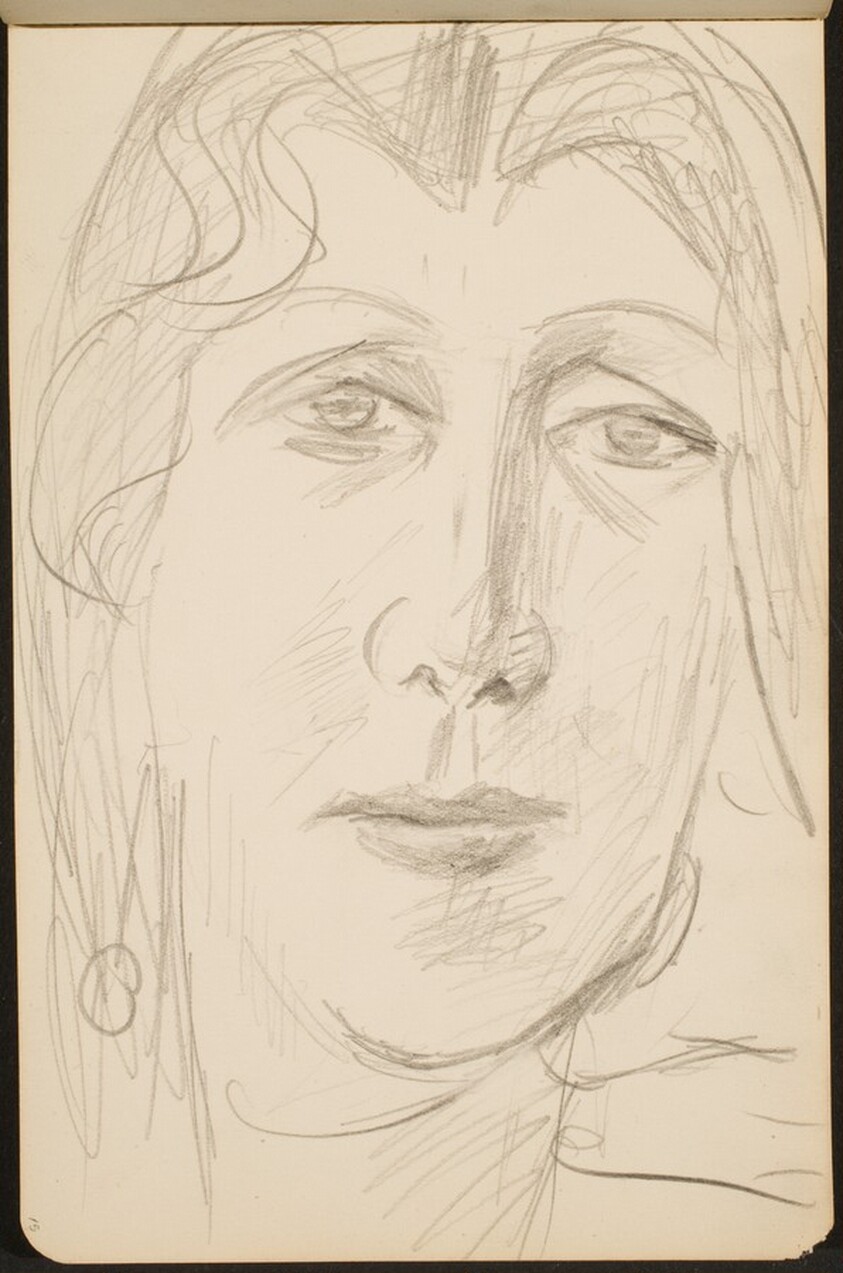 weibliche Bildnisstudie (Female Portrait) [p. 15]