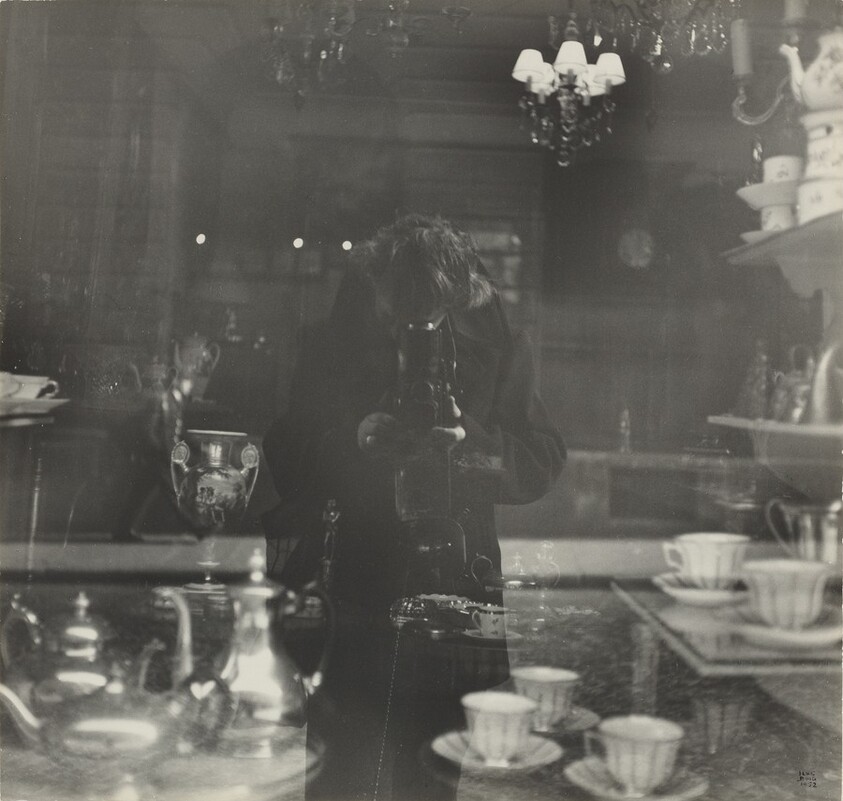 Self-Portrait in Antique Shop Window, rue de l'Odéon, Paris
