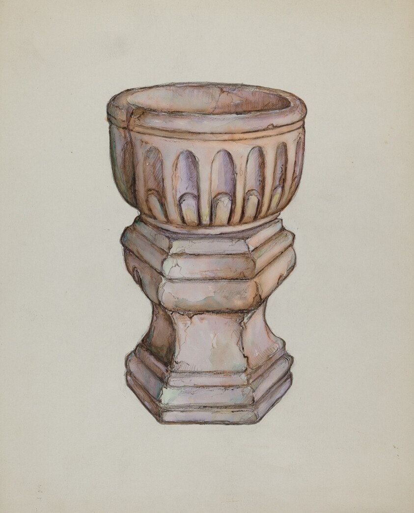 Stone Baptismal Font