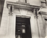 Fifth Avenue No. 8 (Marble House), Manhattan, Berenice Abbott, 1938