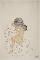 Mother's Kiss, Mary Cassatt, 1890-1891
