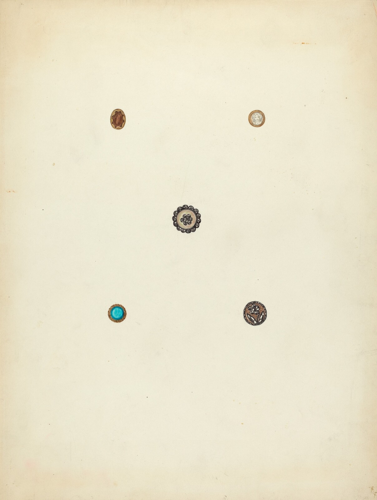 Buttons, Charlotte Winter, 1935/1942