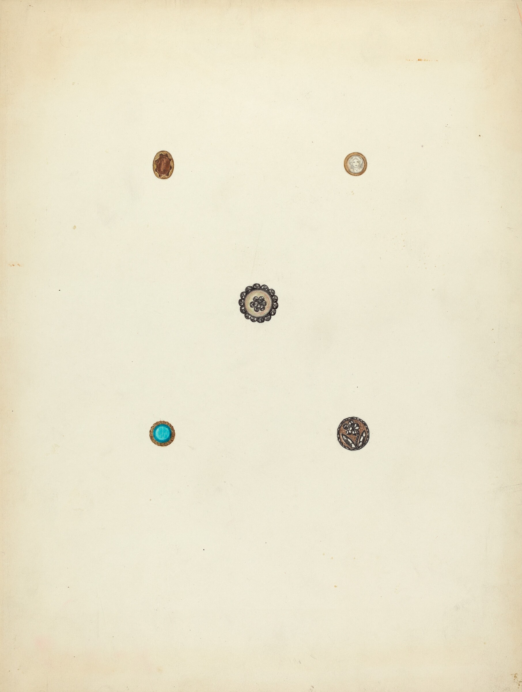 Buttons, Charlotte Winter, 1935/1942
