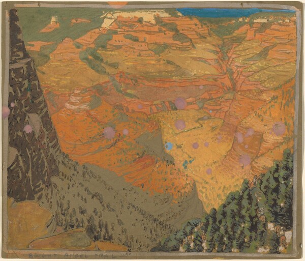 Study for "Bright Angel Trail"