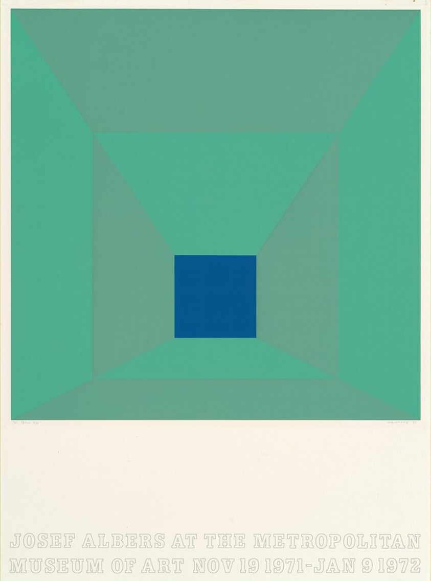 Josef Albers at the Metropolitan Museum of Art: P-Blue