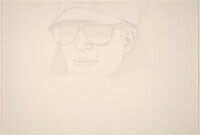 Ada in Red Cap (Grey Day), Alex Katz, 1990