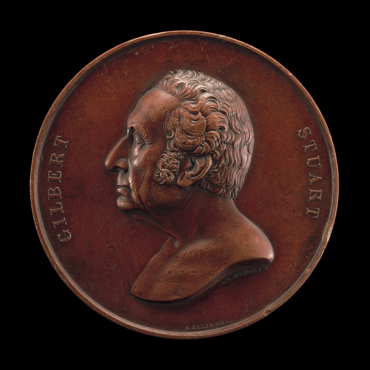 Gilbert Stuart, 1755-1828, Painter [obverse]