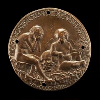 Boldù with the Genius of Death [reverse], Giovanni Boldù, 1458