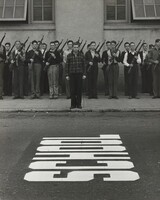 Before Pearl Harbor, ROTC at Mission High School, San Francisco, John Gutmann, 1938