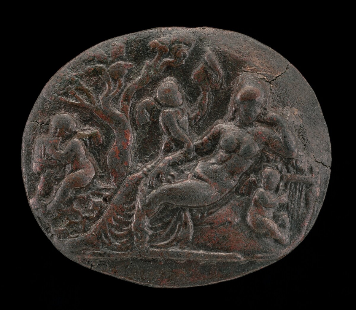 Hermaphrodite and Three Cupids