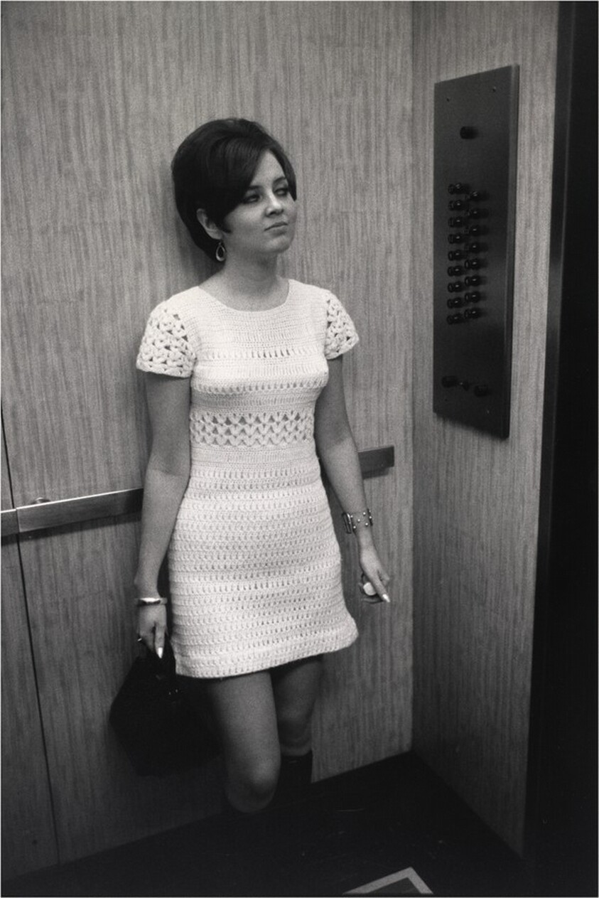 Girl in Elevator, New York