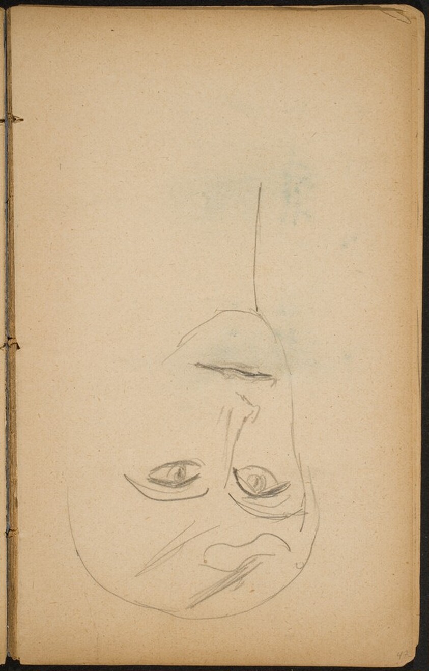 Weibliche Bildnisstudie (Female Portrait Study) [p. 43]