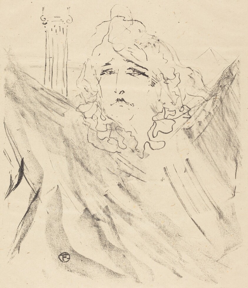 Sarah Bernhardt in "Cleopatra" (Sarah Bernhardt dans "Cléopatre")