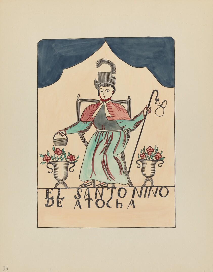 Plate 24: The Lost Child of Atocha: From Portfolio "Spanish Colonial Designs of New Mexico"
