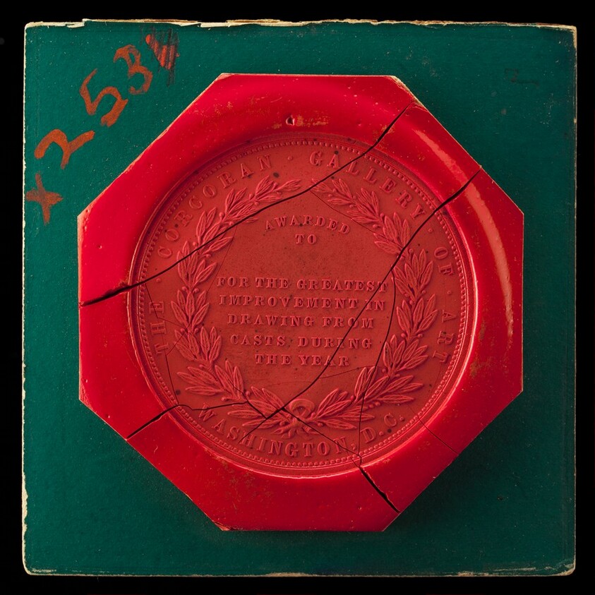 Die for Corcoran Gallery of Art Drawing Medal [reverse]