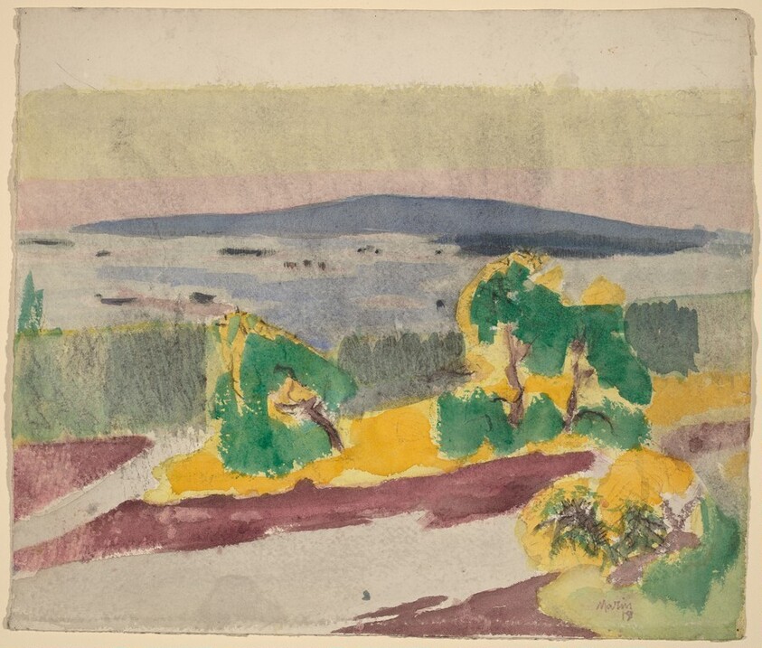 Looking Toward Isle Au Haut, Maine, from Deer Isle