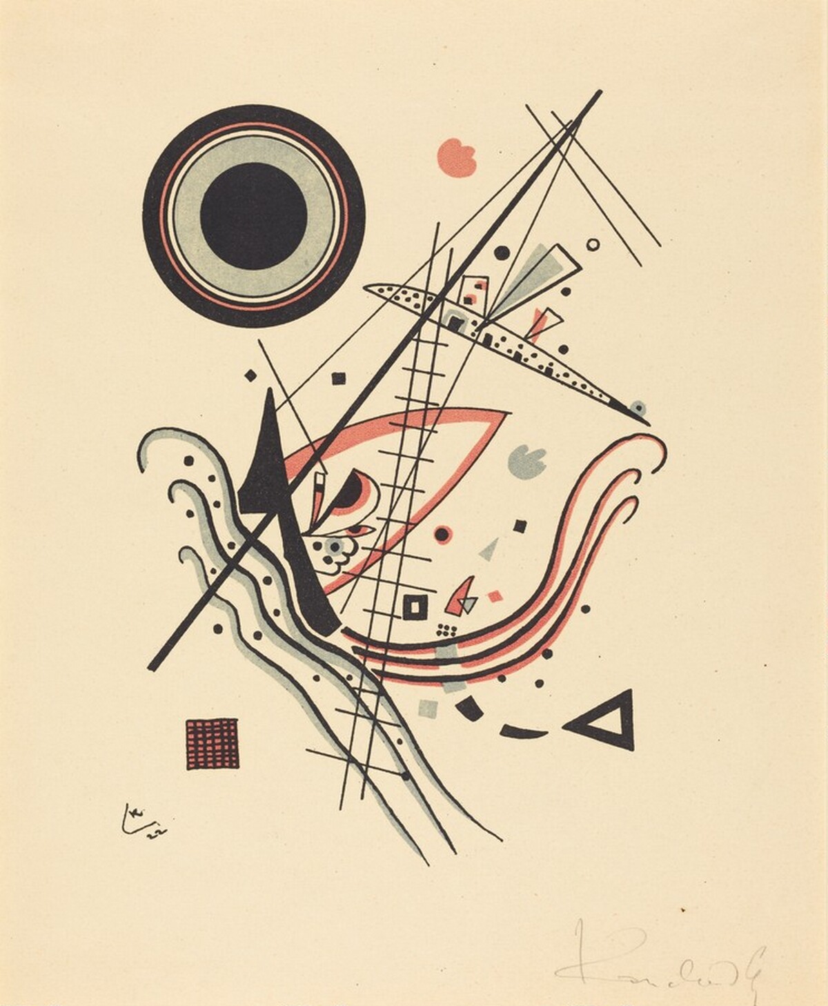 Blue Lithograph (Lithographie 'Blau')