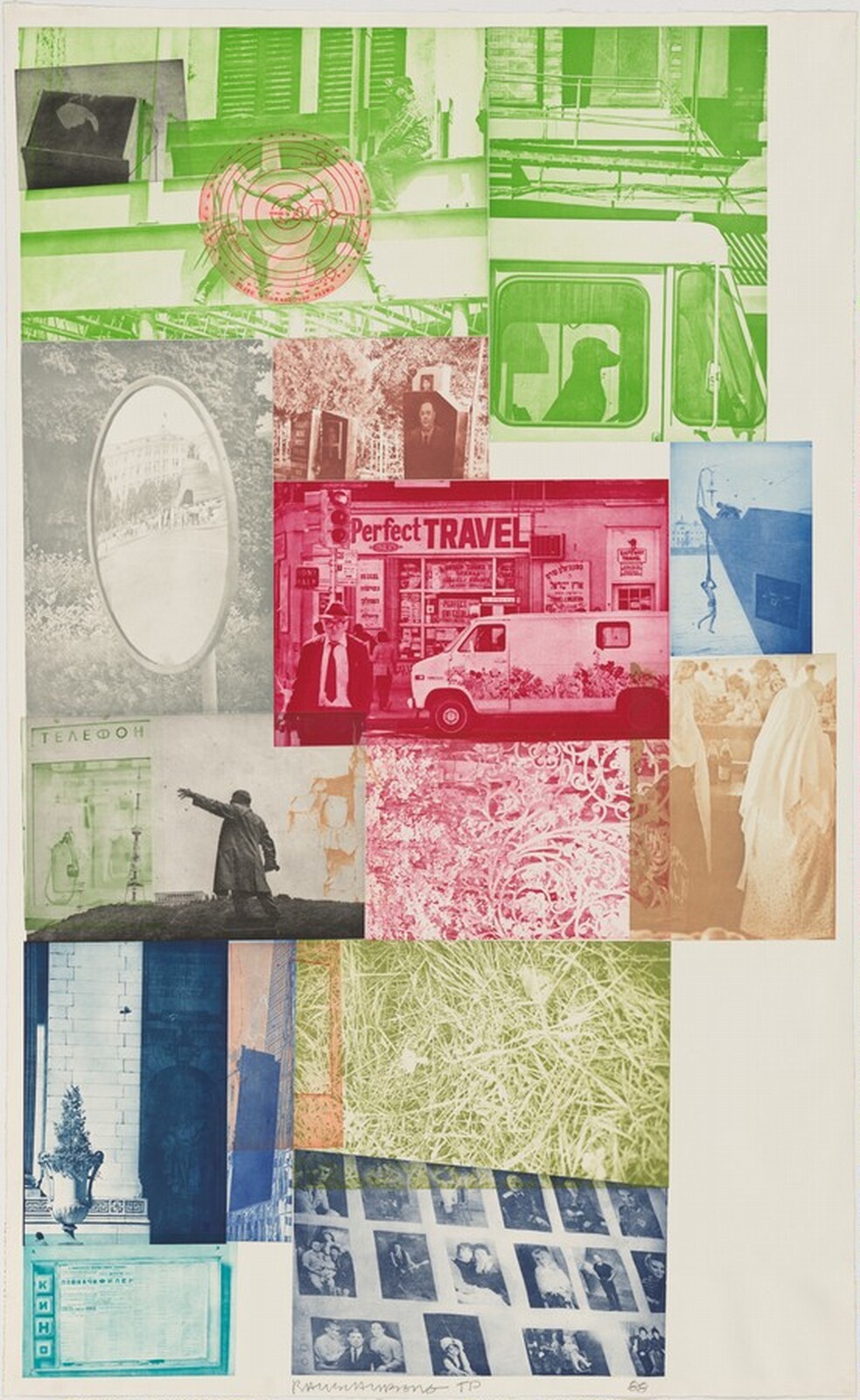 Soviet/American Array VI, Robert Rauschenberg, 1988