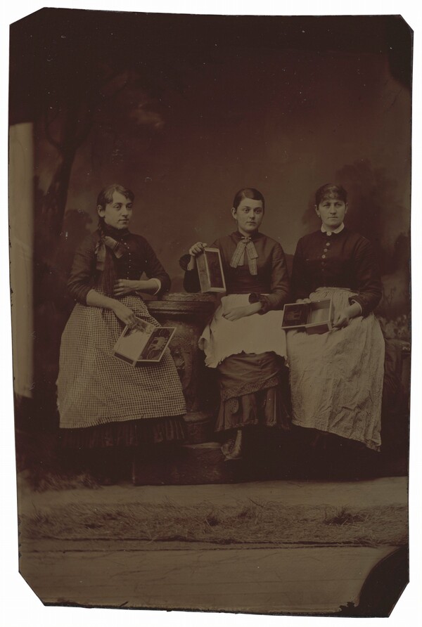 Portrait of Three Women Cigar Box Makers