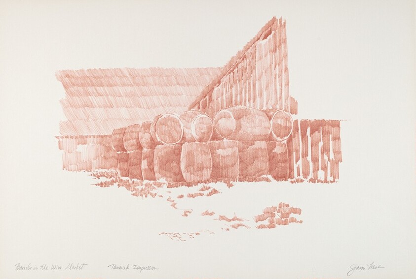 Barrels in the Wine Market