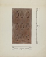 Sacristy Door, Geoffrey Holt, c. 1936