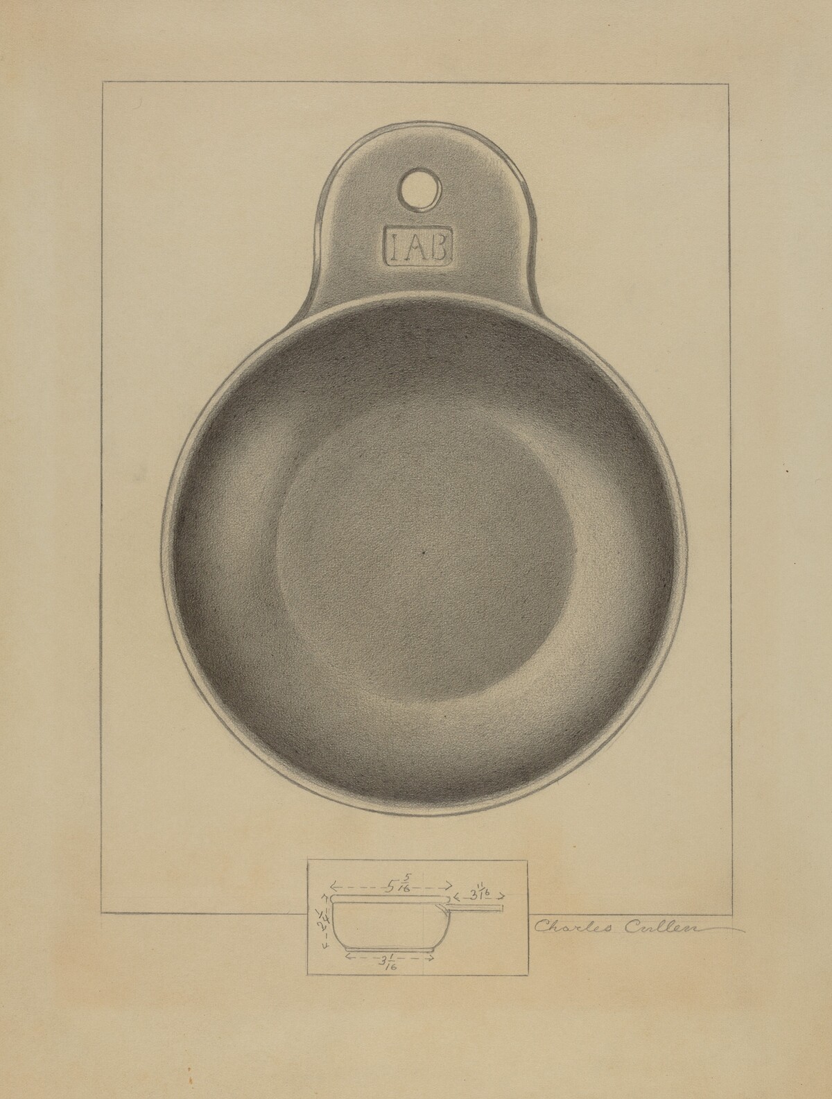 Pewter Porringer