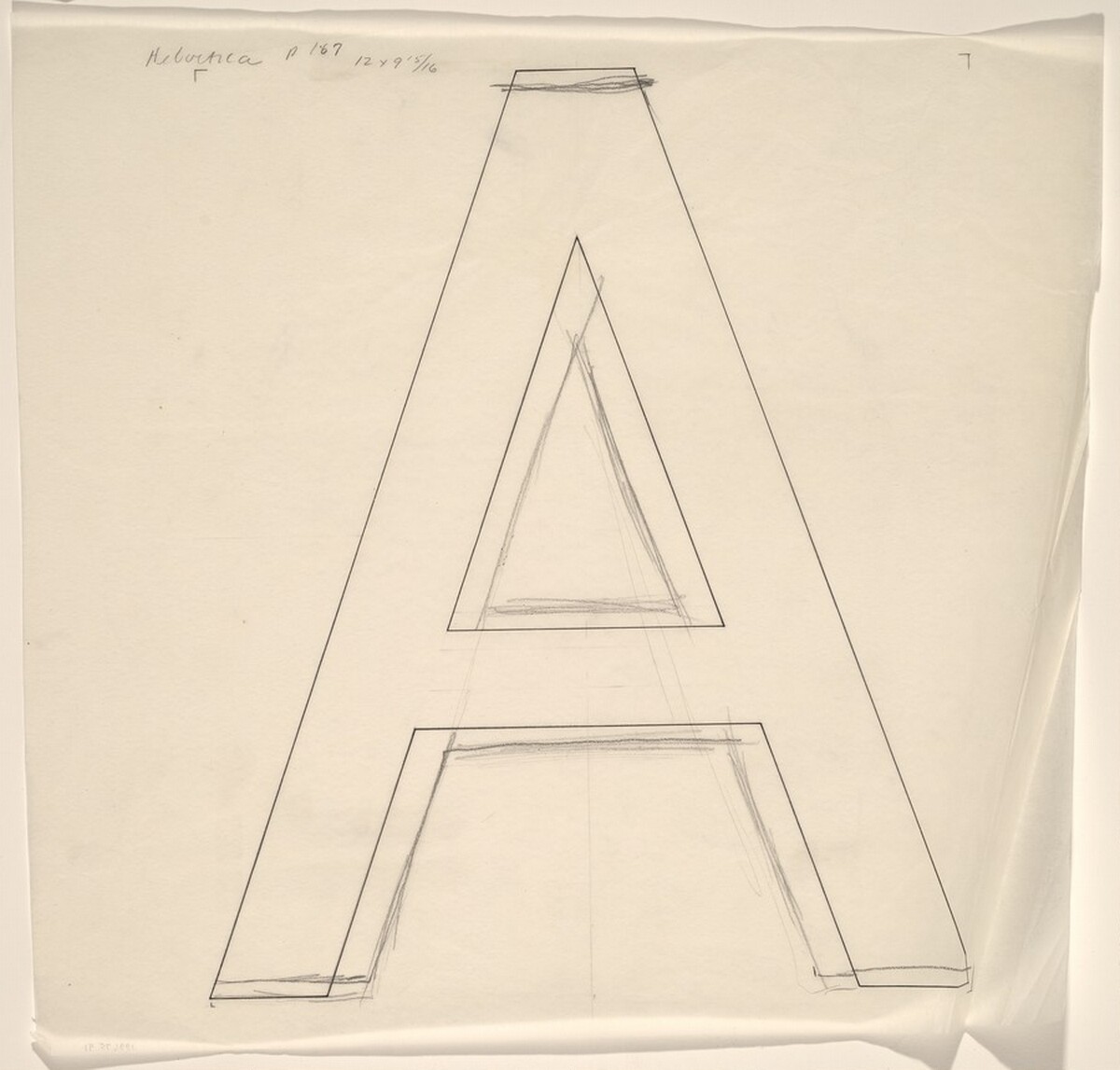 Sketch for "Building - Blocks for a Doorway" (A)