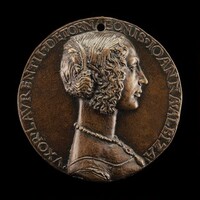 Giovanna Albizzi, Wife of Lorenzo Tornabuoni [obverse], Niccolò Fiorentino, 1486