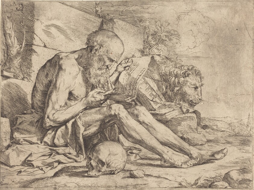 Saint Jerome Reading