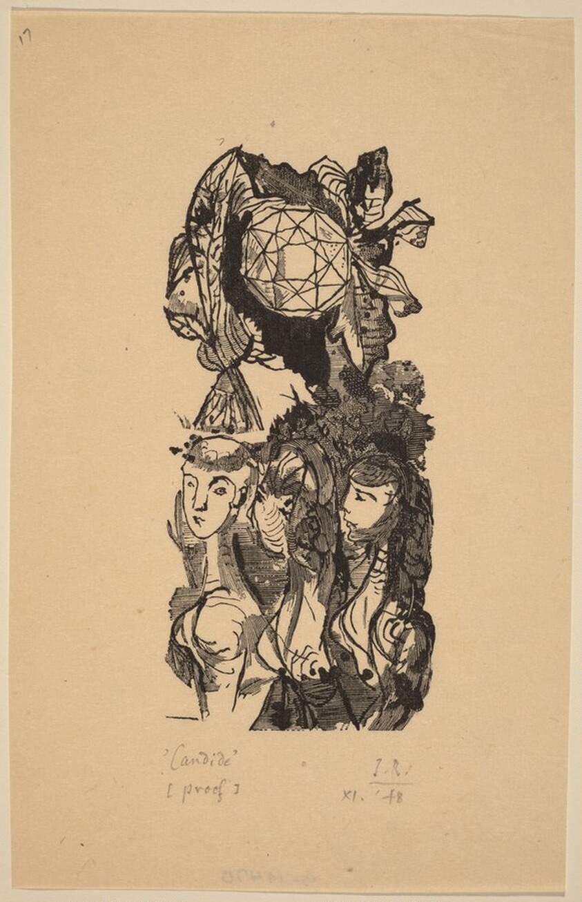 Illustration to Voltaire, "Candide"